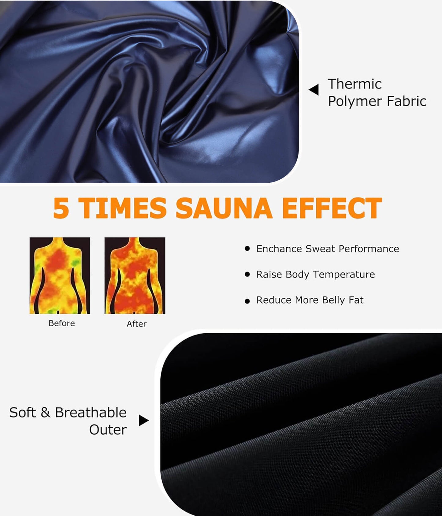 MANIFIQUE Waist Trainer for Women Tummy Control Sports Girdle Sauna Sweat Vest with Zipper