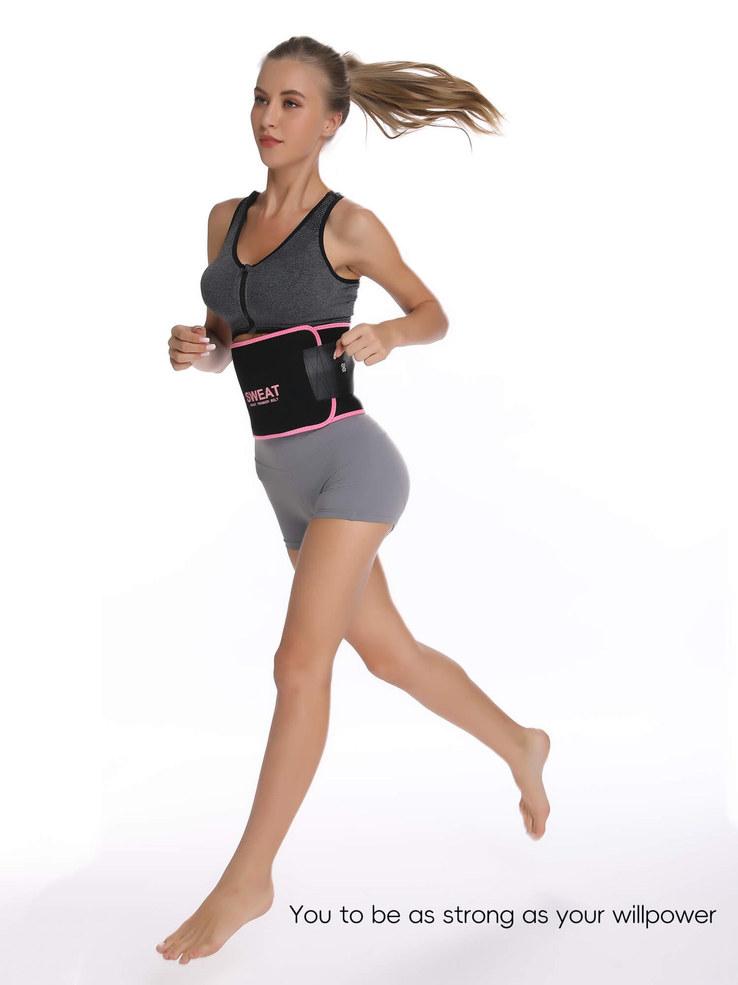 MANIFIQUE Sweat Waist Trimmer - Premium Sweat Enhancing Fitness Belt for Women & Men