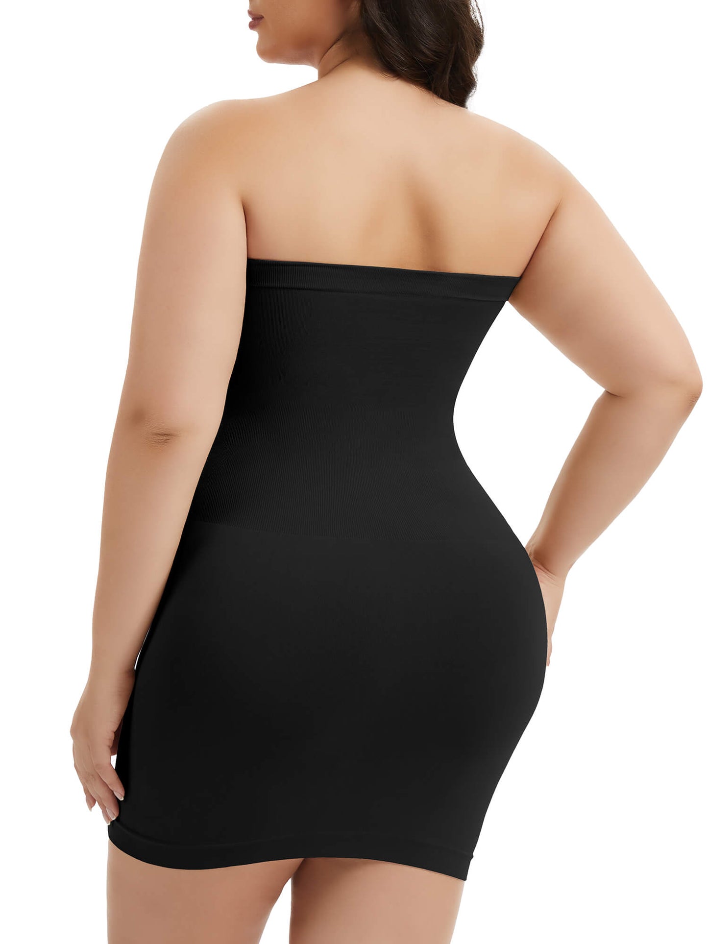 MANIFIQUE Plus Size Strapless Shapewear for Women Full Slip shapewear dress Tummy Control slip for women under dress