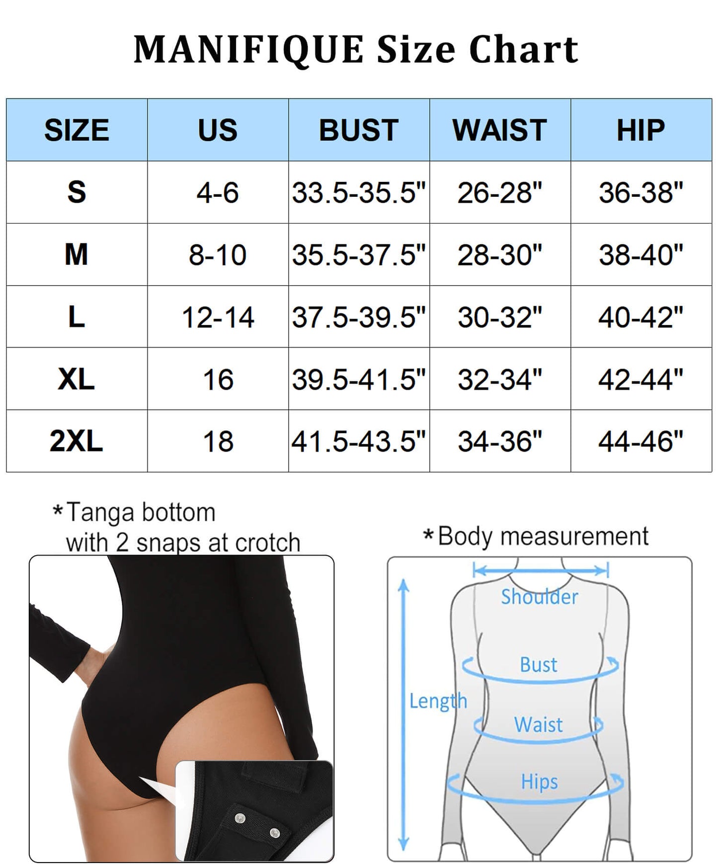 MANIFIQUE Mock Neck Cutout Front T Shirt Long Sleeve Bodysuit for Women