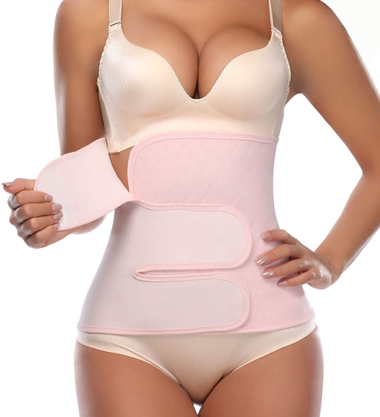 MANIFIQUE Postpartum Girdle C-Section Recovery Belt Back Support Belly Wrap Belly Band Shapewear