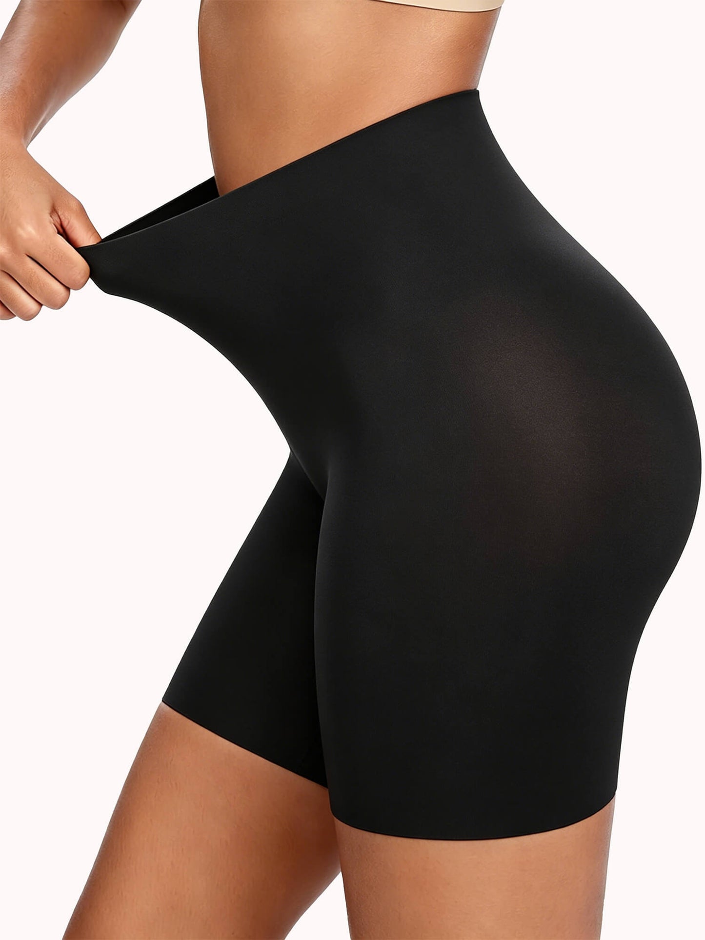 MANIFIQUE Tummy Control Shapewear for Women High Waist Thigh Slimmer Shapewear, Smooth Mid-Thigh Short Under Dress