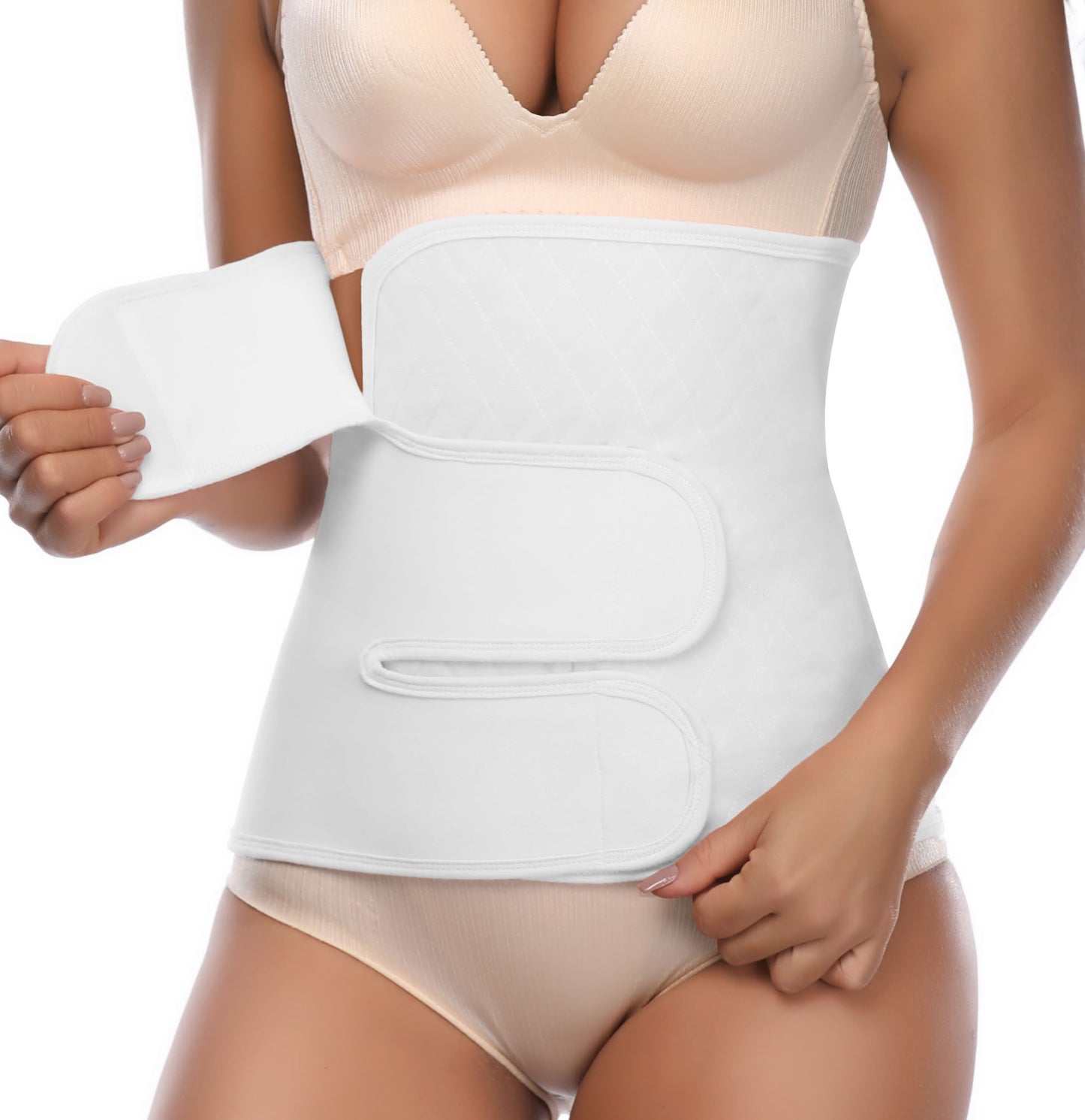 MANIFIQUE Postpartum Girdle C-Section Recovery Belt Back Support Belly Wrap Belly Band Shapewear
