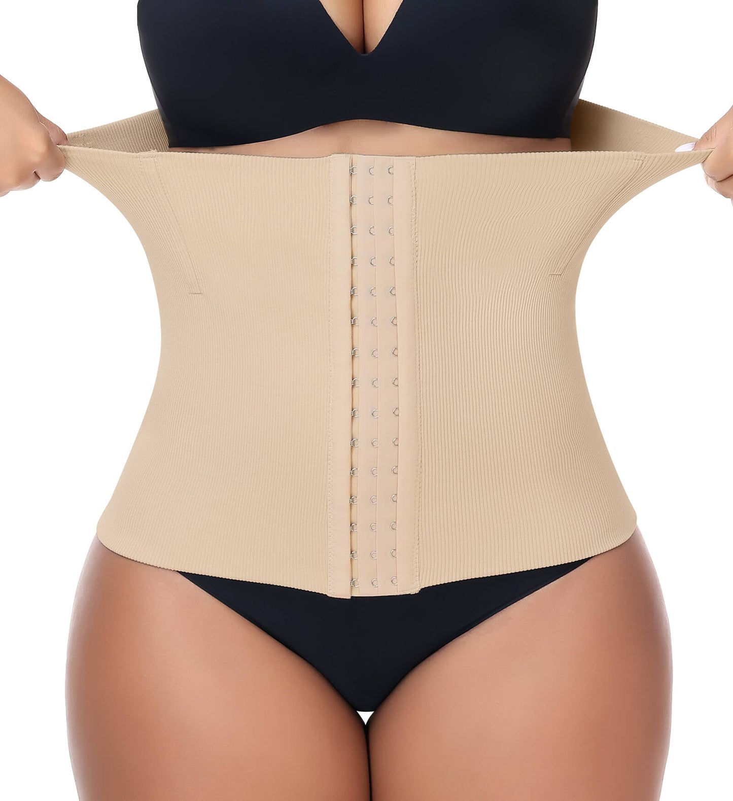 MANIFIQUE Waist Trainer for Women Tummy Control Shapewear Waist Cincher Faja Postpartum Belly Band Wrap