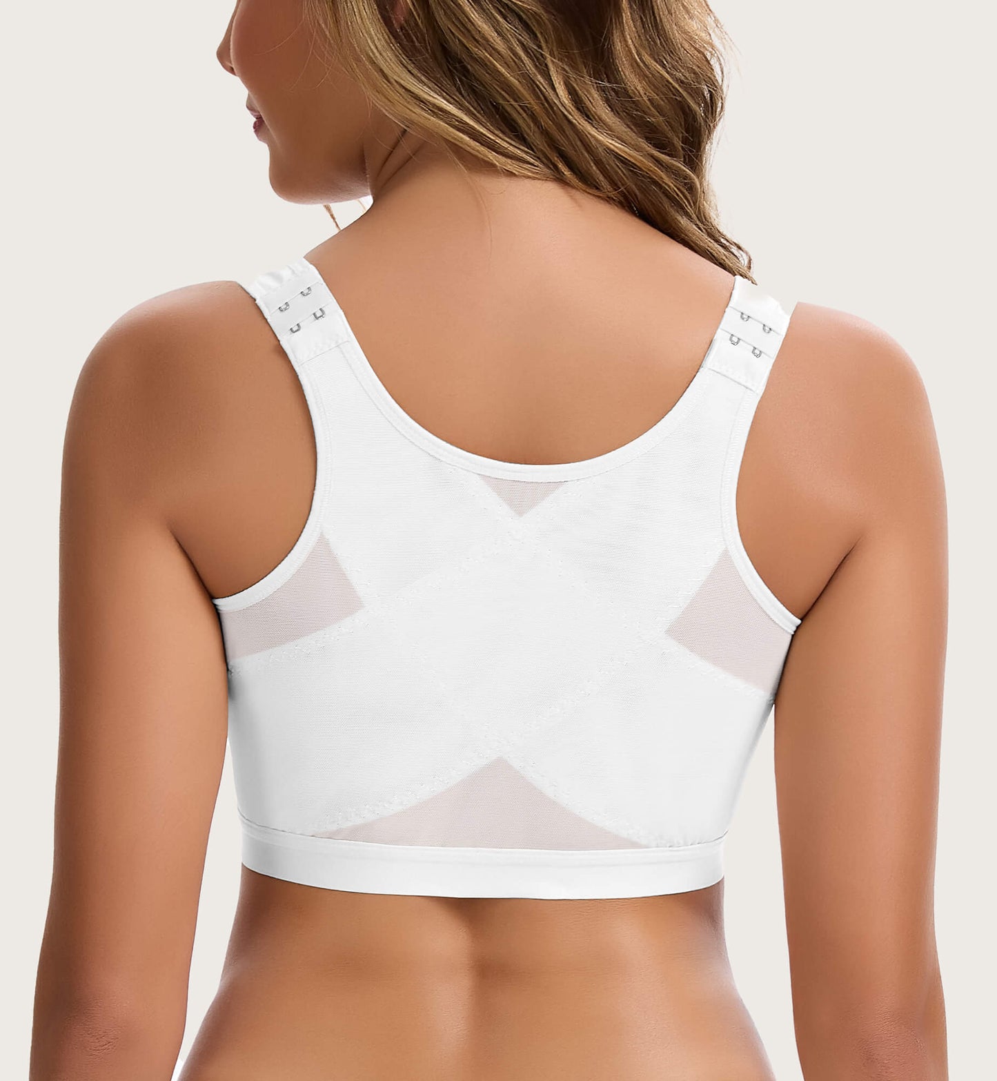 MANIFIQUE Posture Corrector Bra for Women Front Closure Bra Full Coverage Non Padded Wirefree