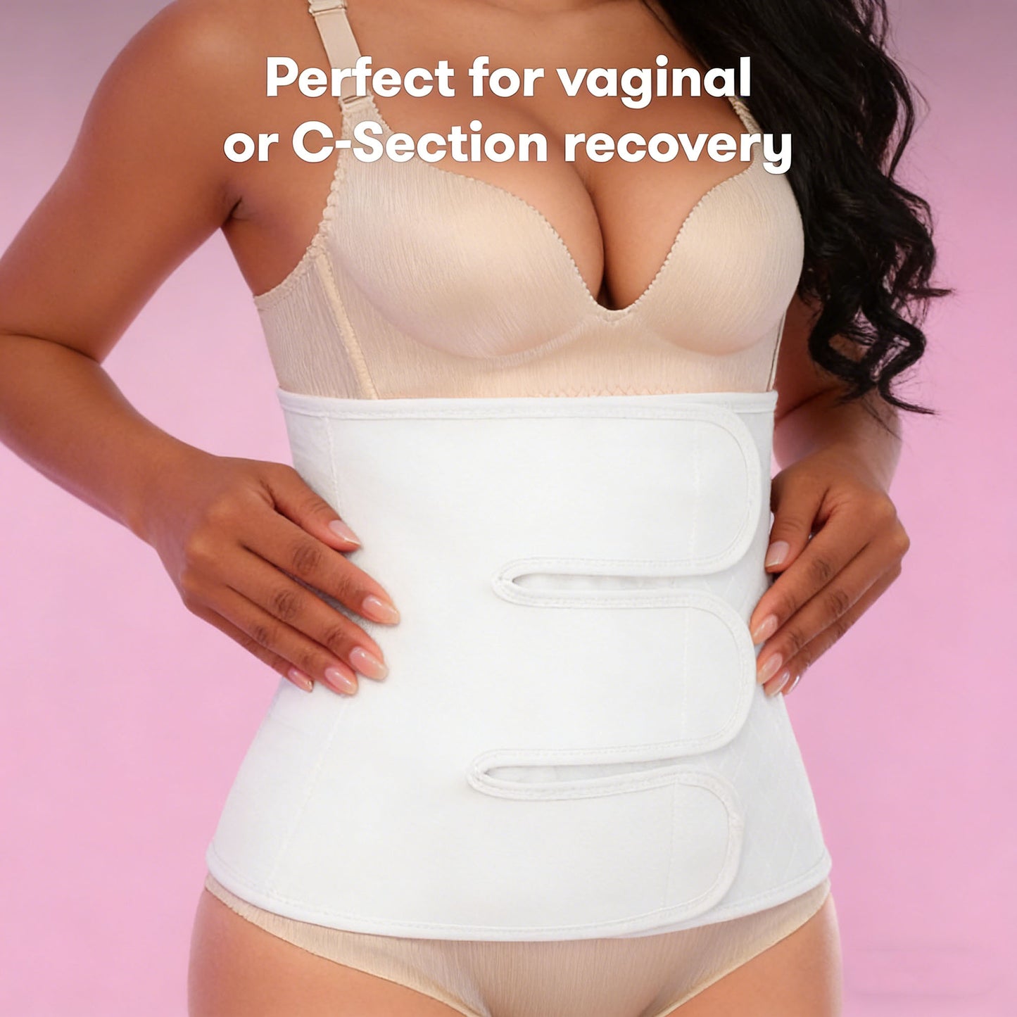MANIFIQUE Postpartum Girdle C-Section Recovery Belt Back Support Belly Wrap Belly Band Shapewear