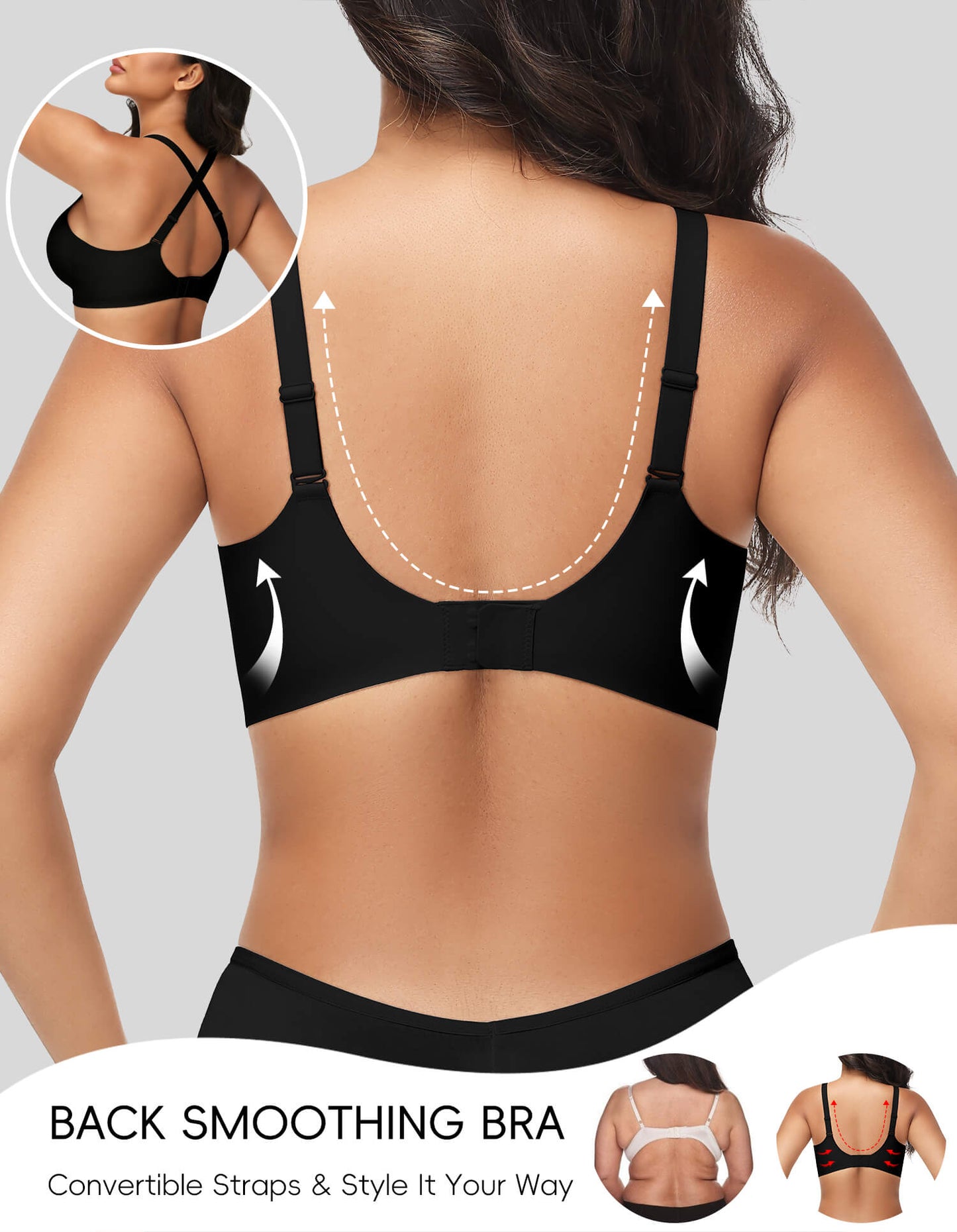 Womens Push Up Wireless Bras V Mesh Comfortable Bralette Supportive Tshirt Bra No Underwire Seamless Everyday Bras