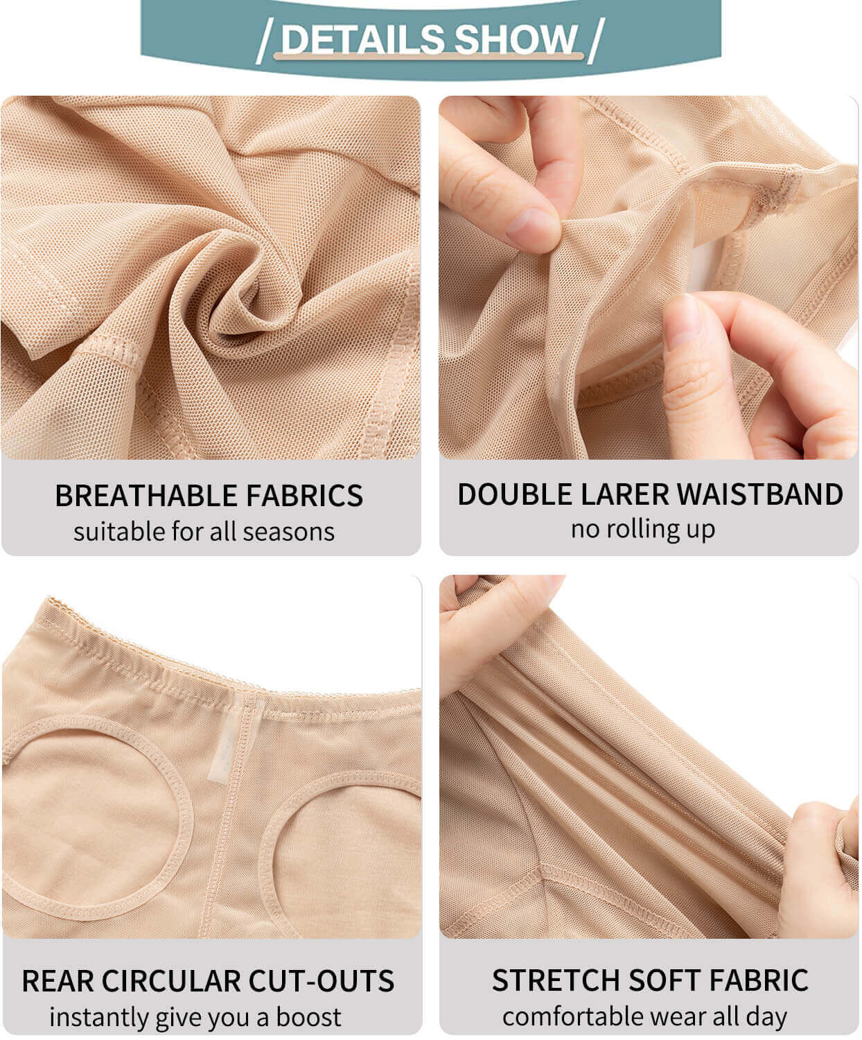MANIFIQUE 2 Packs Women's Butt Lifter Shapewear Underwear Body Shaper Enhancer Panties