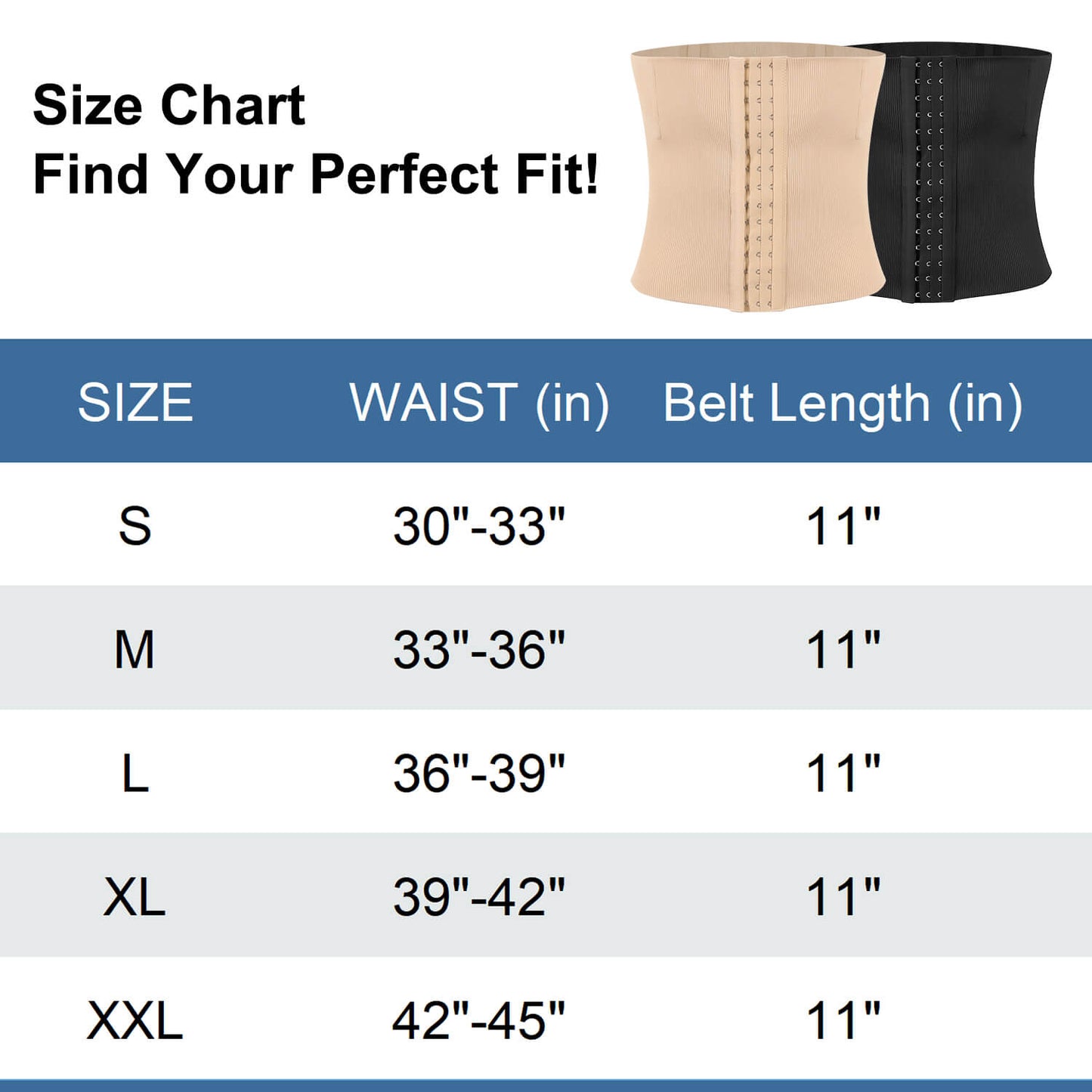 MANIFIQUE Waist Trainer for Men Shapewear Tummy Control Body Shaper Slimming Girdle Fajas para Hombres with Hooks