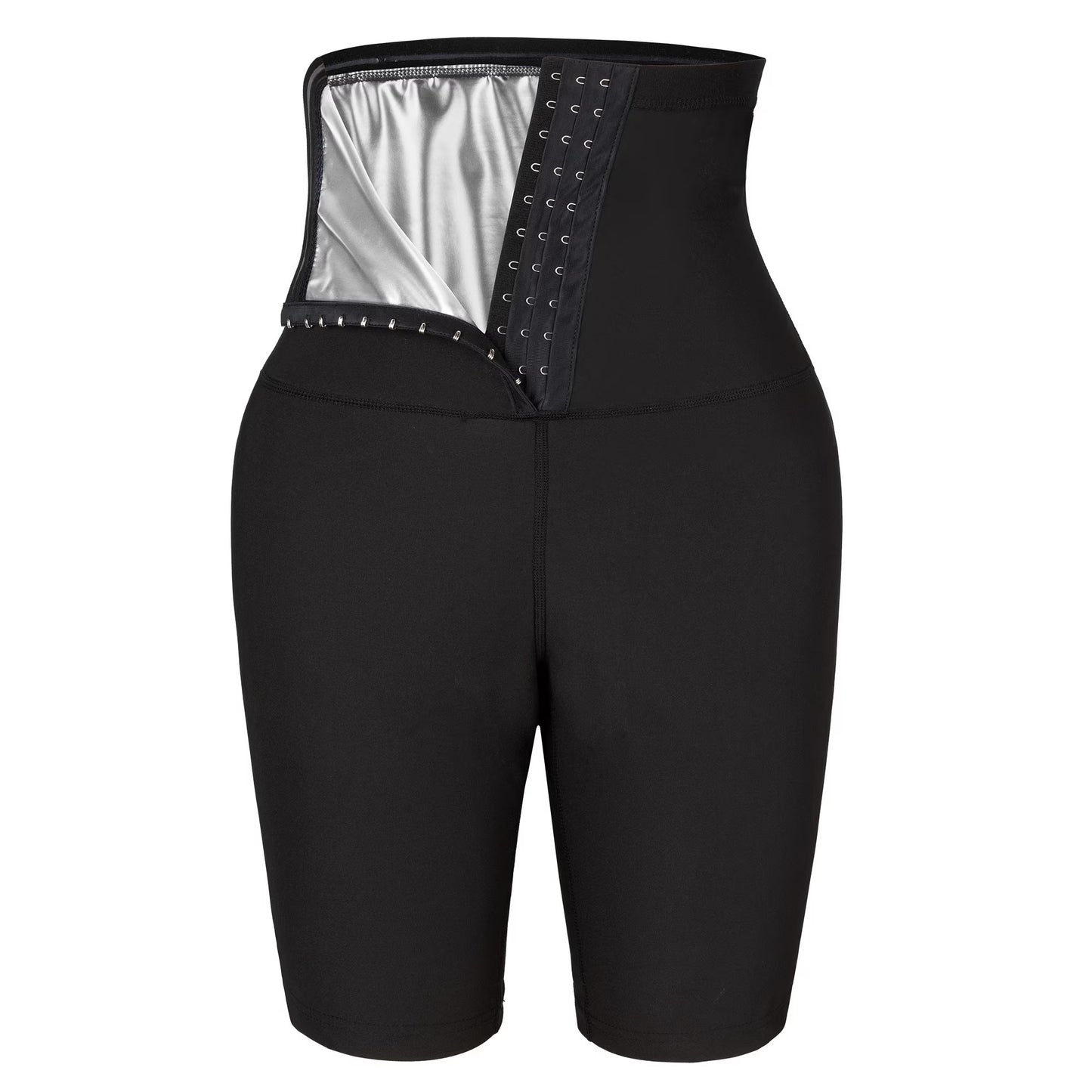 COMFREE Sauna Sweat Suit for Women High Waist Compression Leggings Waist Trainer Body Shaper Sauna Suit