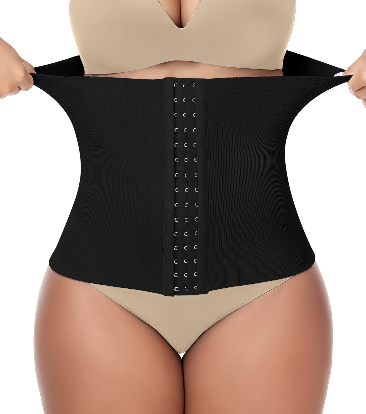 MANIFIQUE Waist Trainer for Women Tummy Control Shapewear Waist Cincher Faja Postpartum Belly Band Wrap