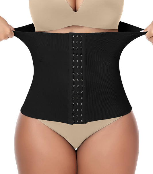 MANIFIQUE Waist Trainer for Women Tummy Control Shapewear Waist Cincher Faja Postpartum Belly Band Wrap