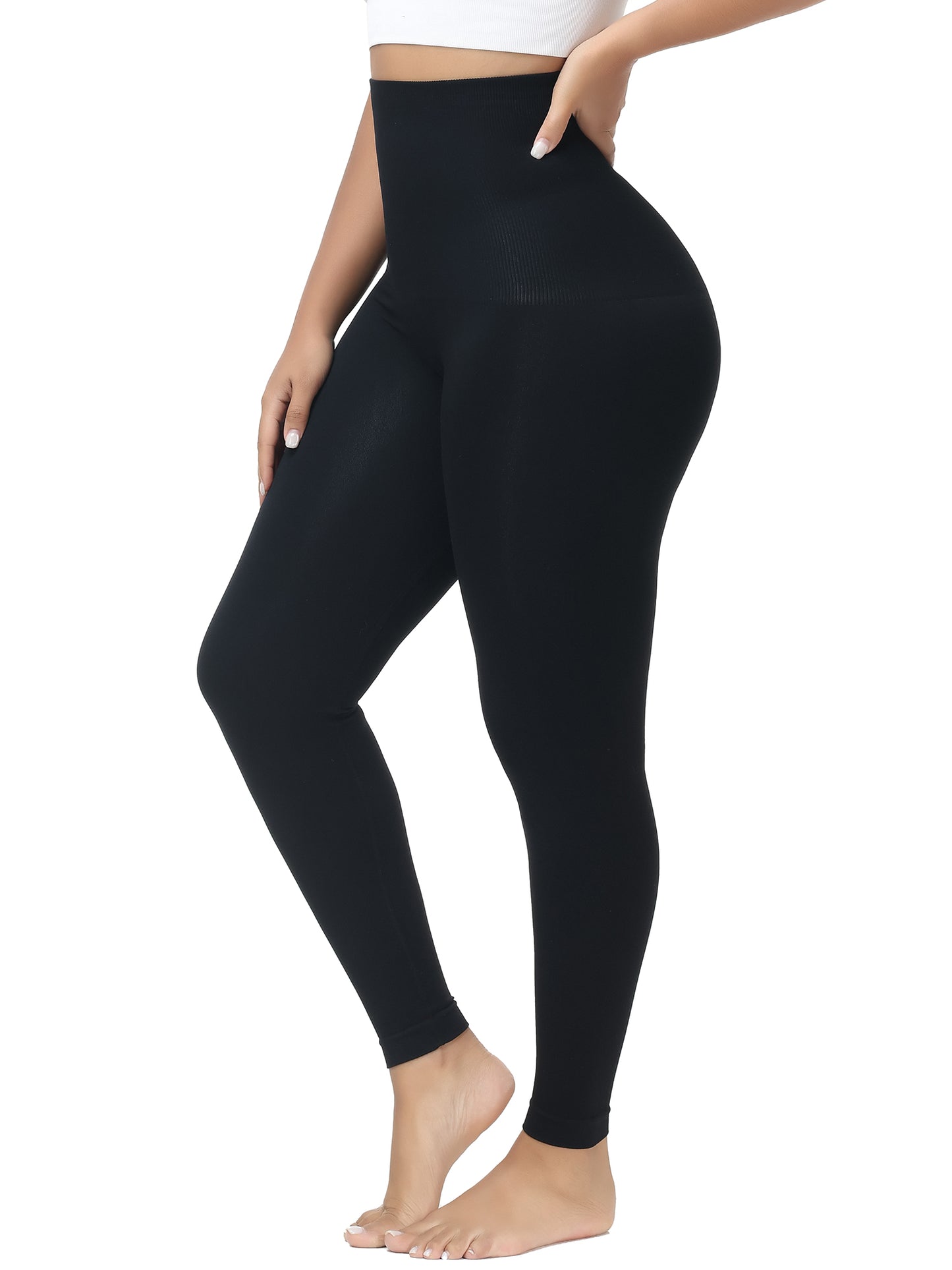 MANIFIQUE Leggings for Women Tummy Control Seamless High Waisted Compression Leggings Non-See-Through