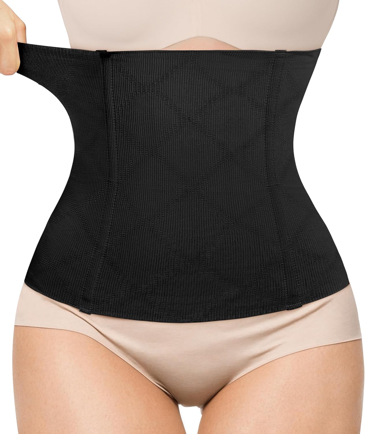 MANIFIQUE 2 Packs Waist Trainer for Women Tummy Control Postpartum Recovery Belt Waist Cincher Body Shaper