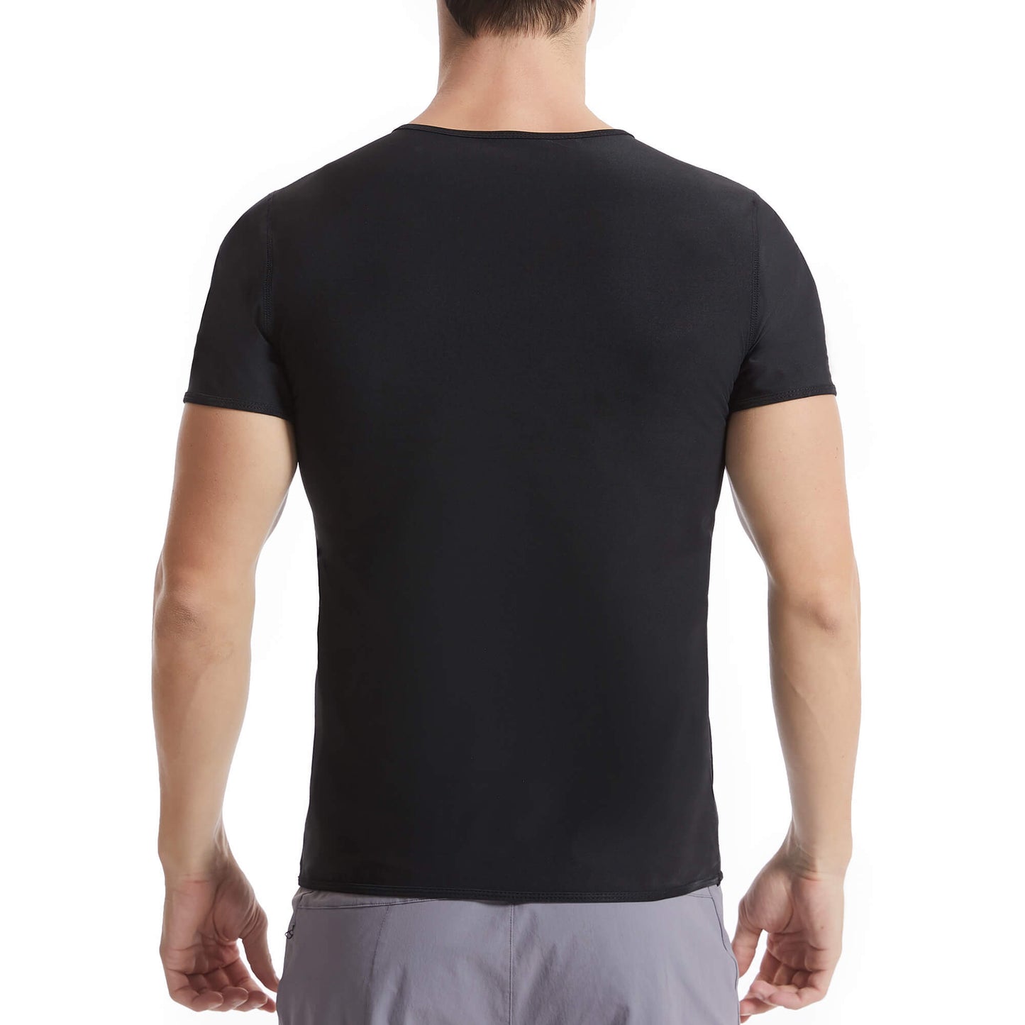 ANYFIT WEAR Sauna Suit for Men Sweat Shirt Workout Sports Fitness Compression T-Shirt Body Shaper