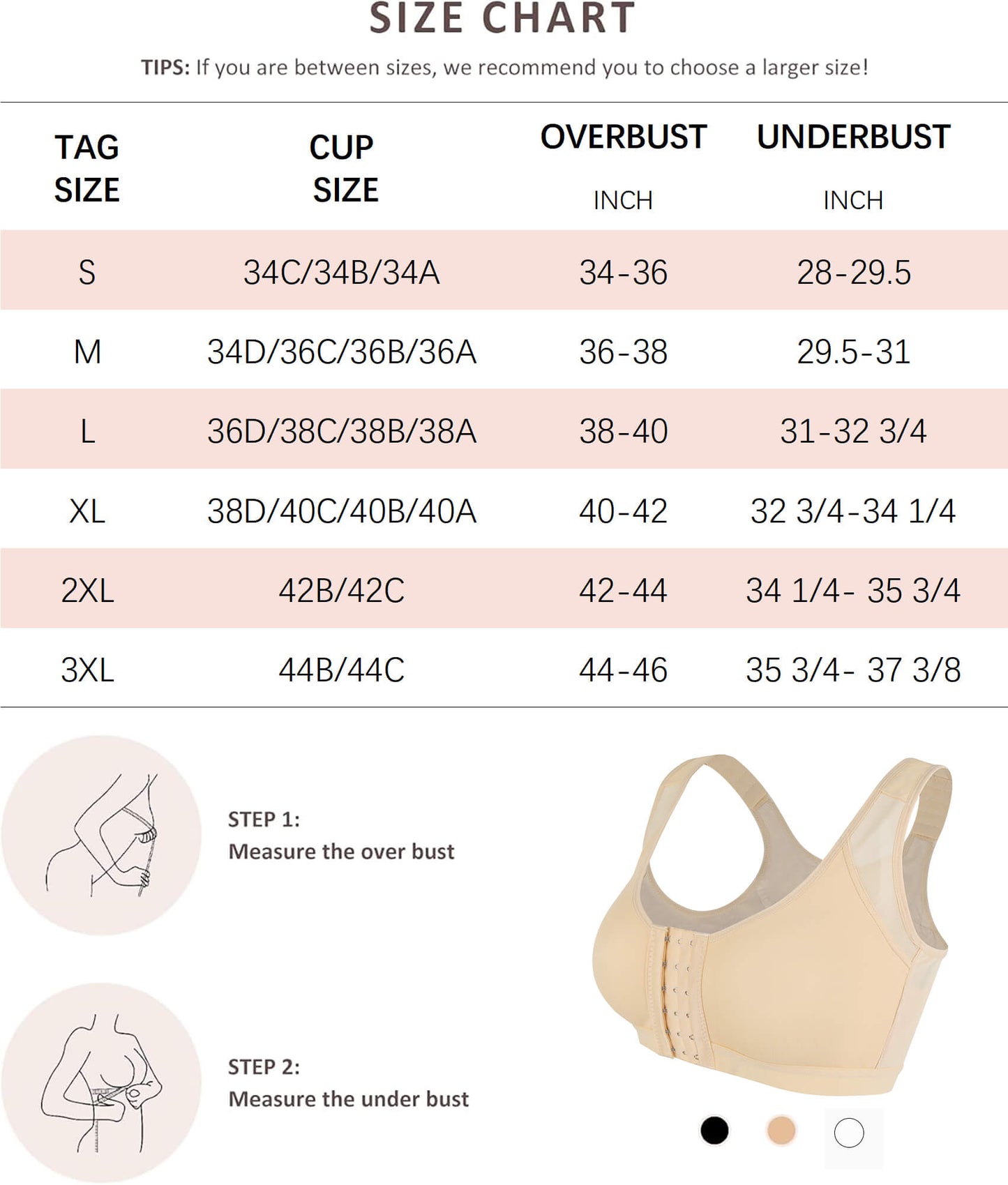 MANIFIQUE Posture Corrector Bra for Women Front Closure Bra Full Coverage Non Padded Wirefree