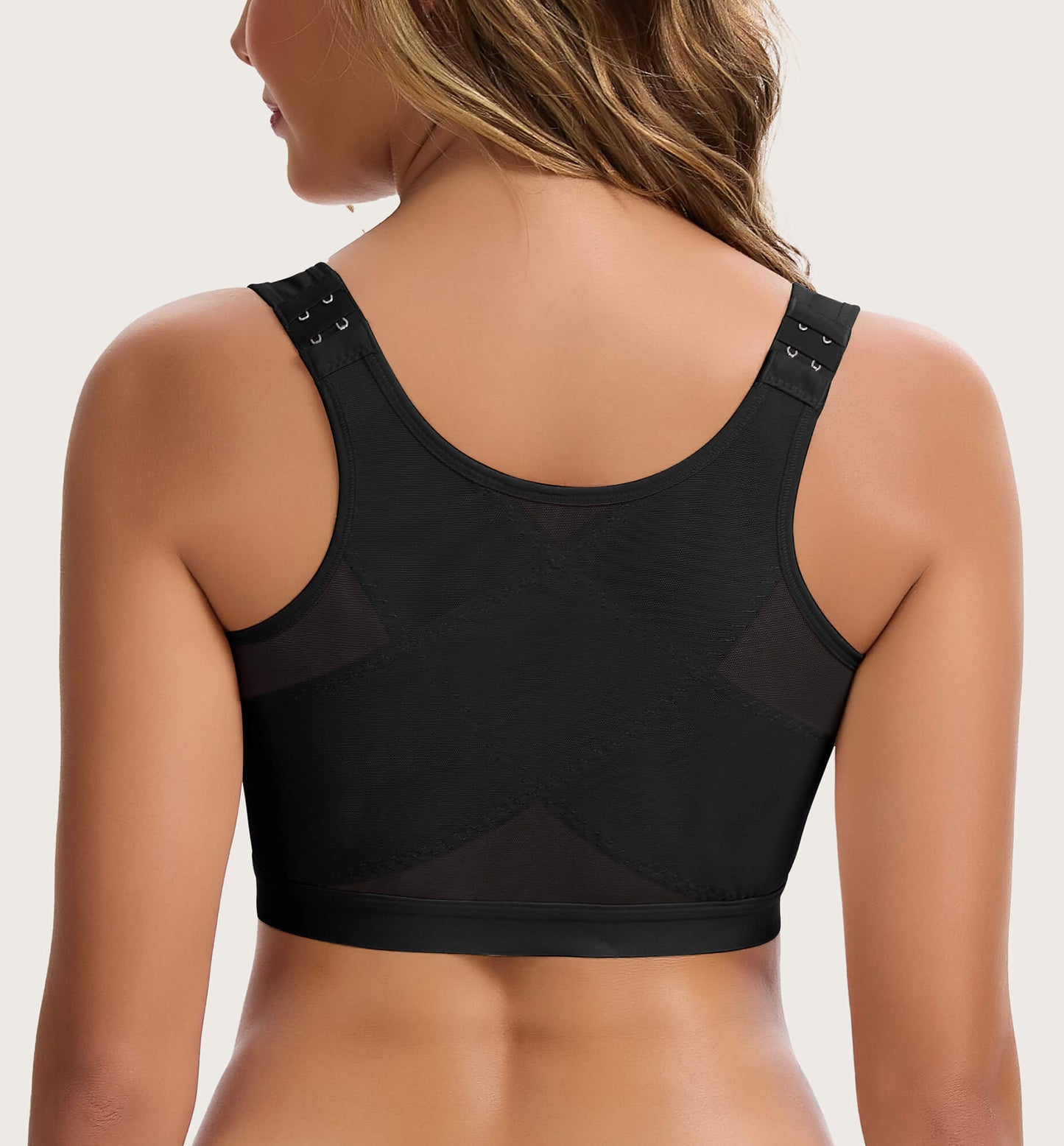 MANIFIQUE Posture Corrector Bra for Women Front Closure Bra Full Coverage Non Padded Wirefree