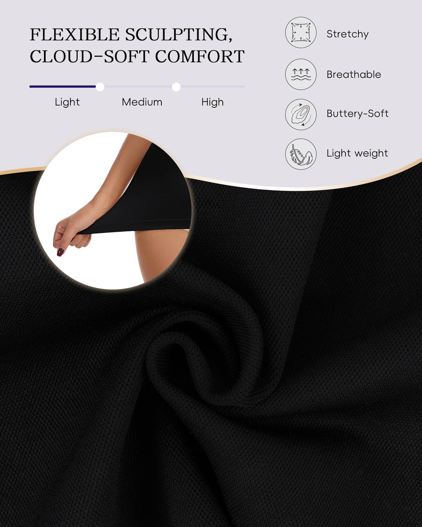 MANIFIQUE Shapewear Cami for Women - Waist Shaping Top, Seamless Compression V Neck Camisole