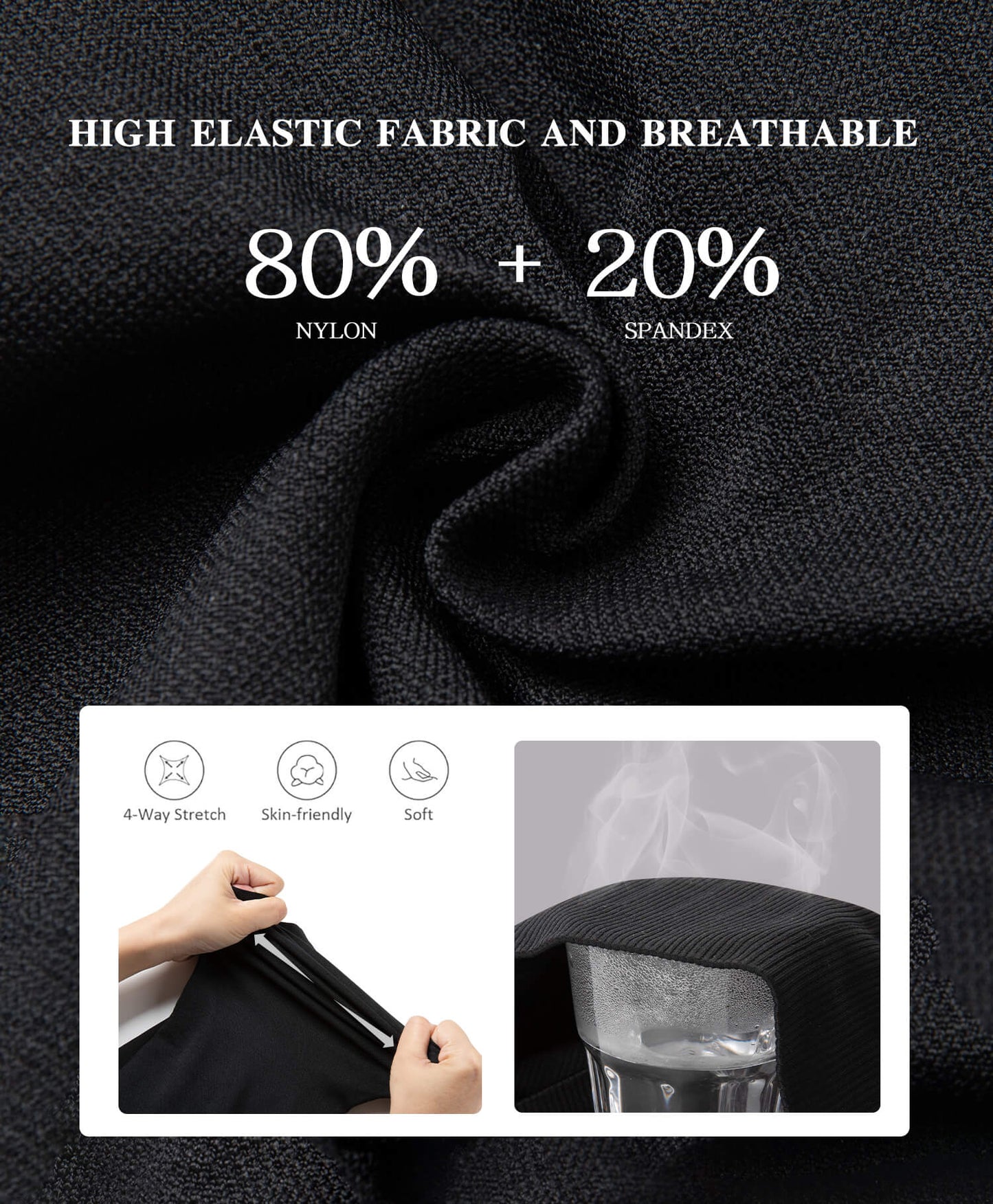 MANIFIQUE Leggings for Women Tummy Control Seamless High Waisted Compression Leggings Non-See-Through