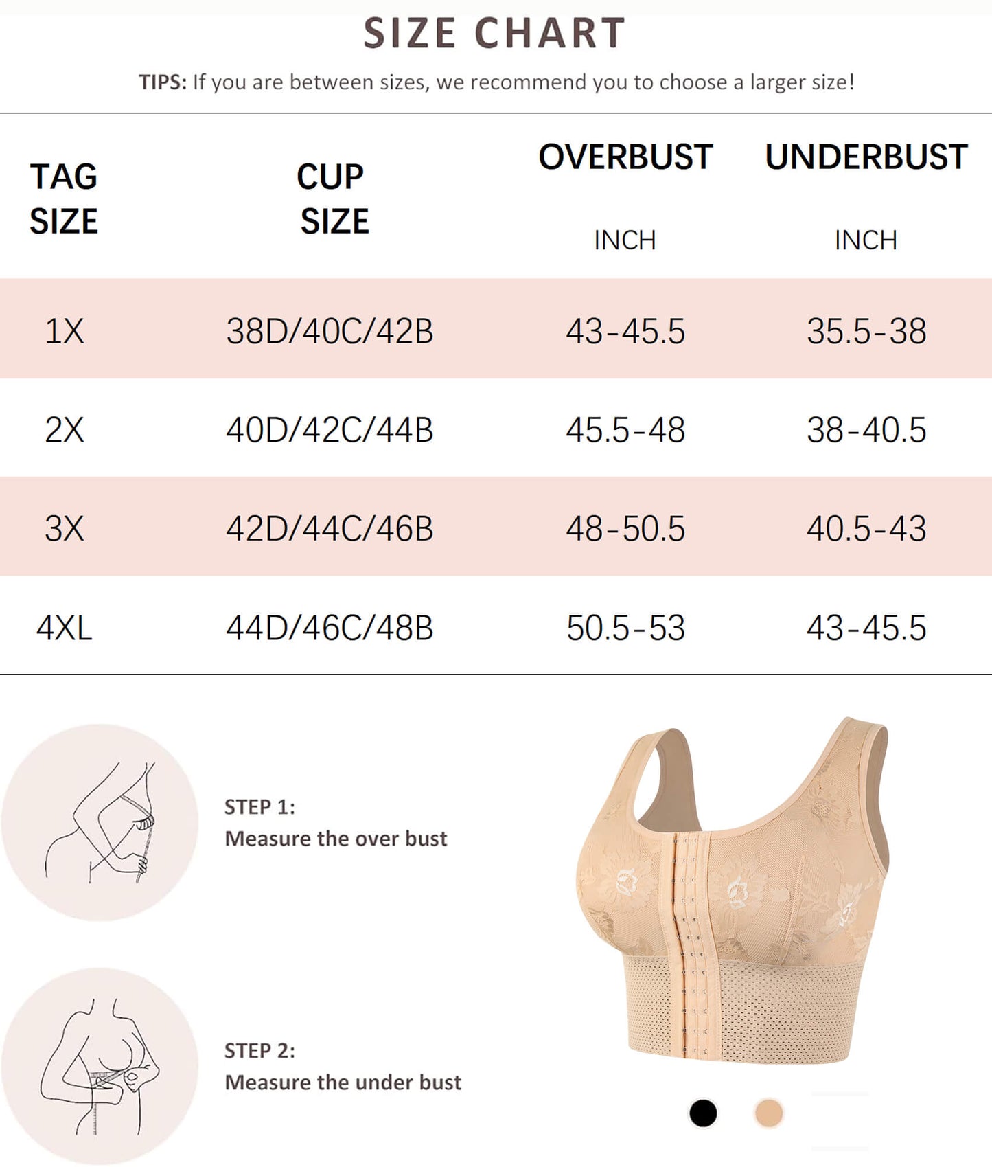 MANIFIQUE Women's Full Coverage Plus Size Comfort Minimizer Bra Wirefree Non Padded Floral Lace