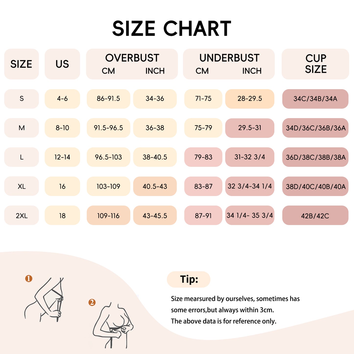 Vaslanda Mastectomy Bras for Women Front Closure Post Surgery Compression Bras Breast Augmentation Mastectomy Bra