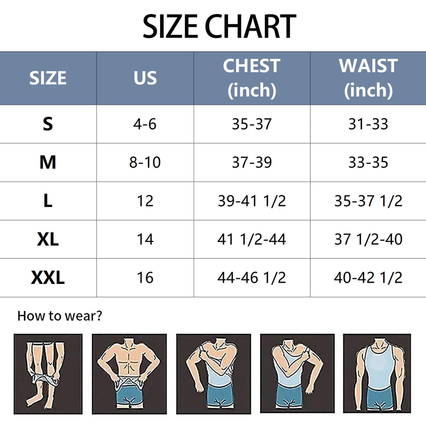 MANIFIQUE 2 Packs Gynecomastia Compression Shirts for Men - Sleeveless Slimming Undershirts Tummy Control and Body Shaper Tank Top