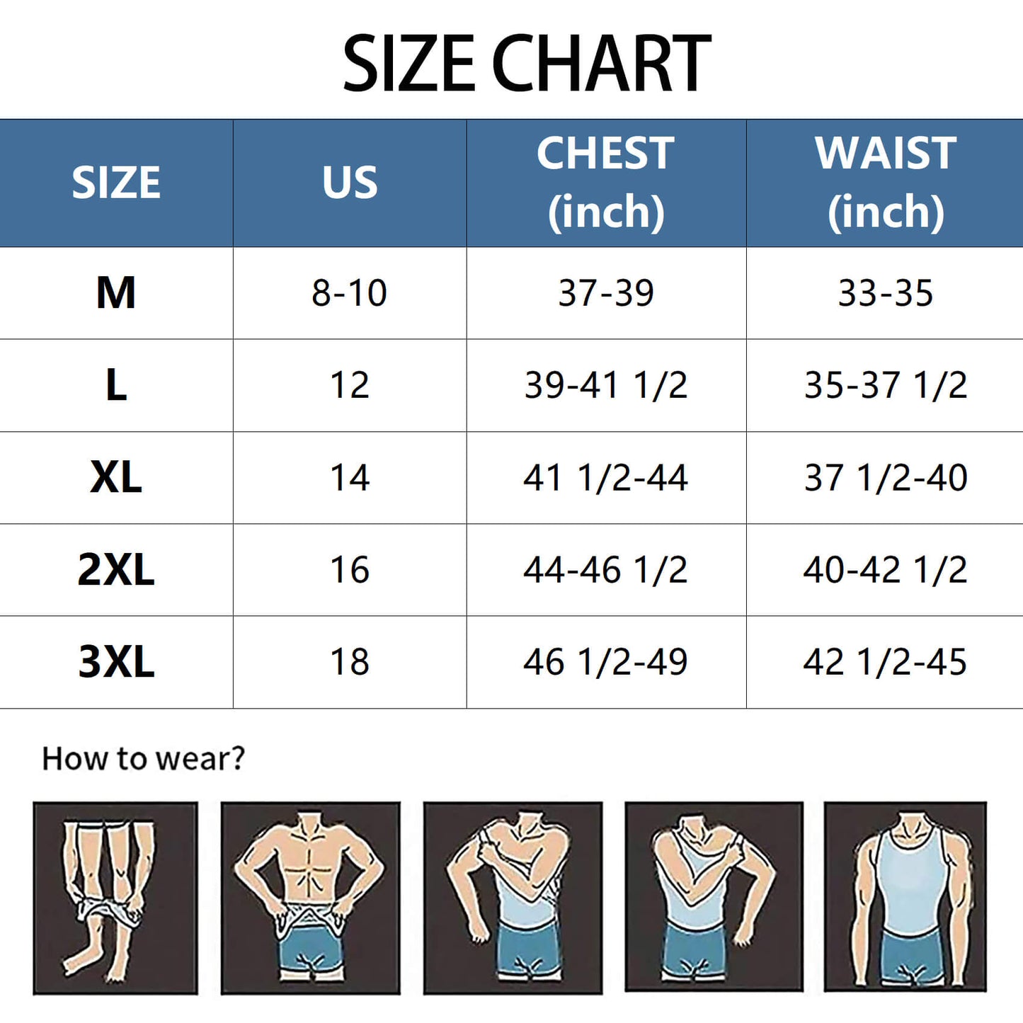 MANIFIQUE Gynecomastia Compression Shirts for Men - Sleeveless Slimming Undershirts Body Shaper Workout Tank Top