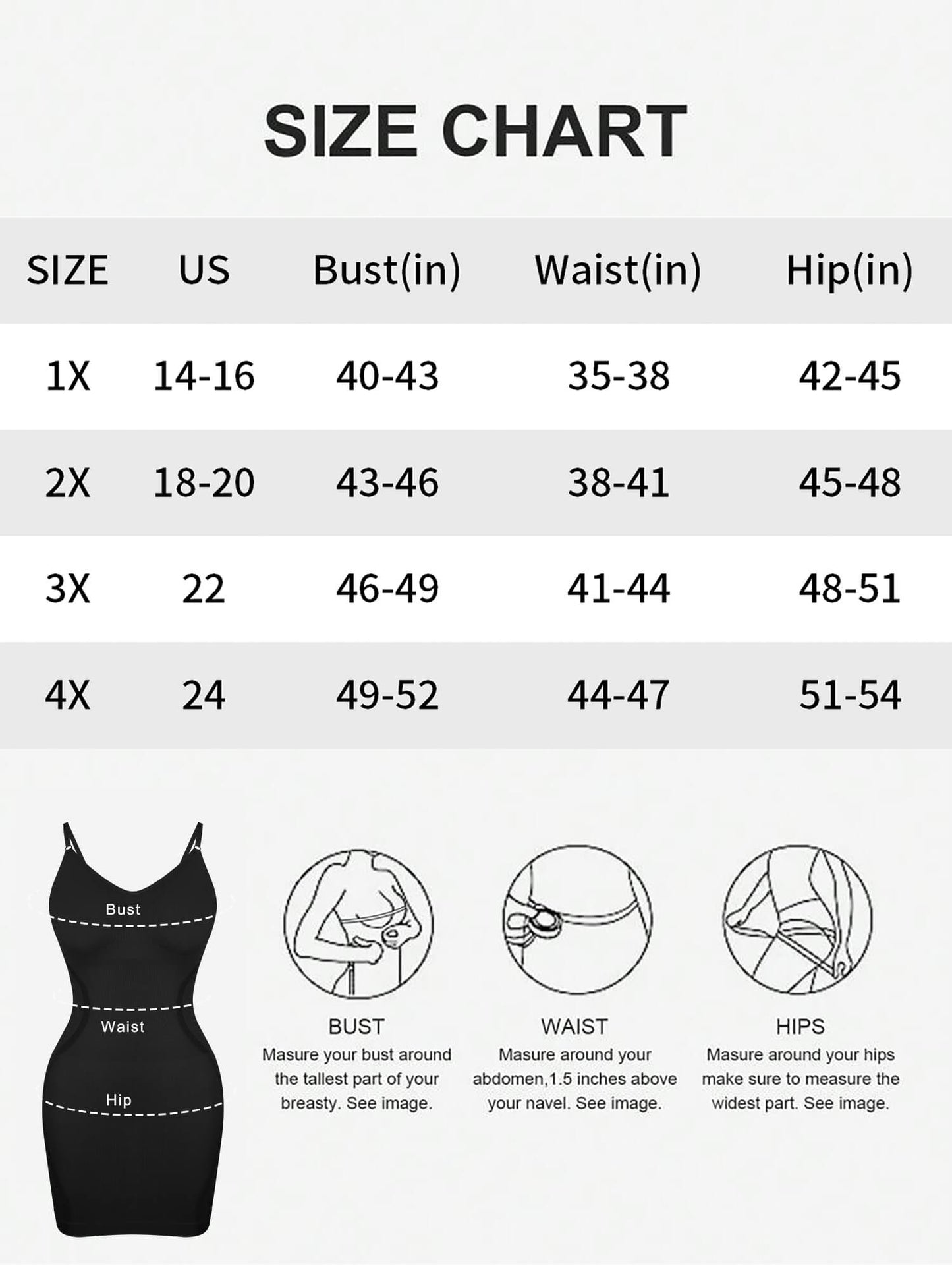 MANIFIQUE Plus Size Shapewear Slip Dress for Women Under Dress Seamless Tummy Control Smoothing V-Neck Cami Dress