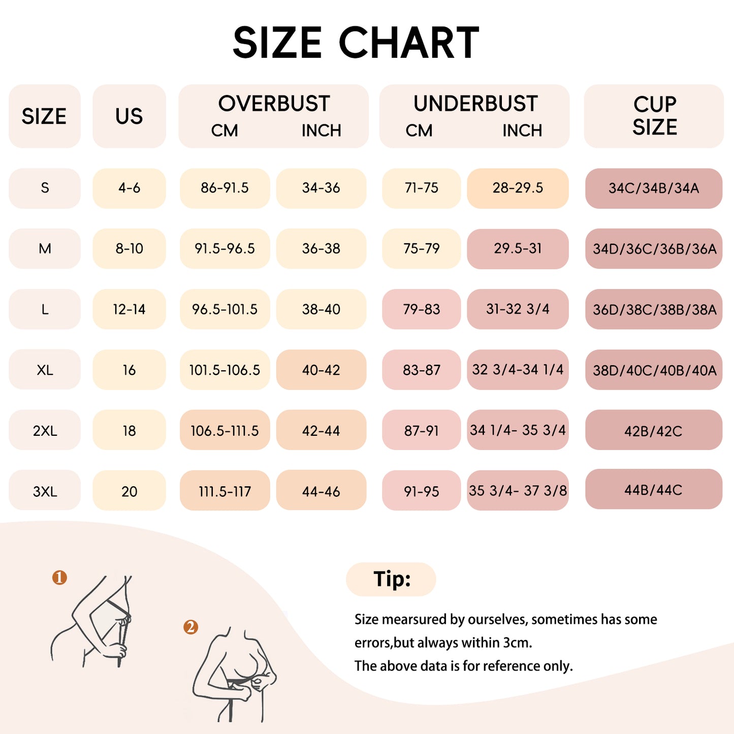 Vaslanda Front Closure Compression Bra for Women Post Surgery Recovery Support Bra with Adjustable Straps Breast Augmentation Mastectomy Bra