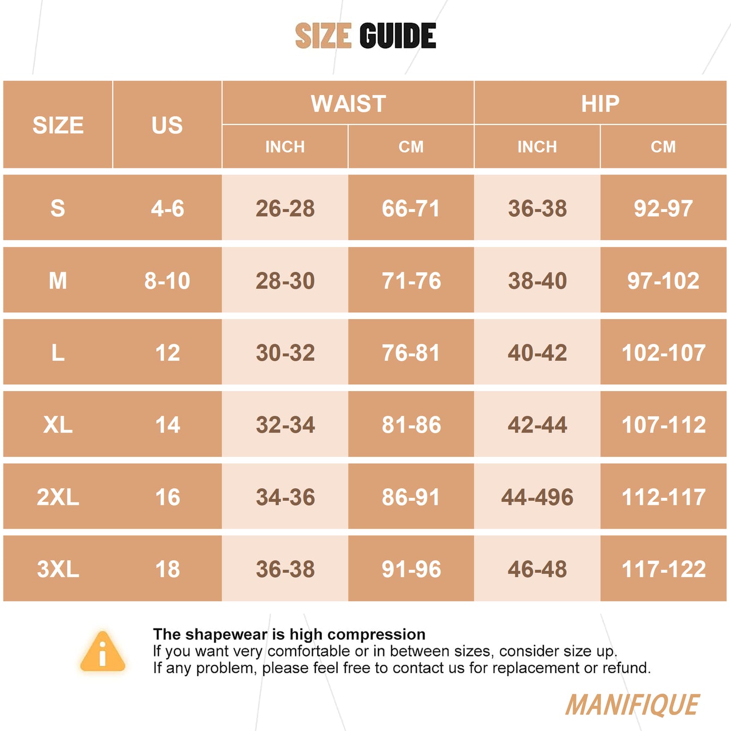 MANIFIQUE Shapewear for Women Tummy Control, High Waisted Body Shaper Shorts Butt Lifting Panties Thigh Slimmer Girdle