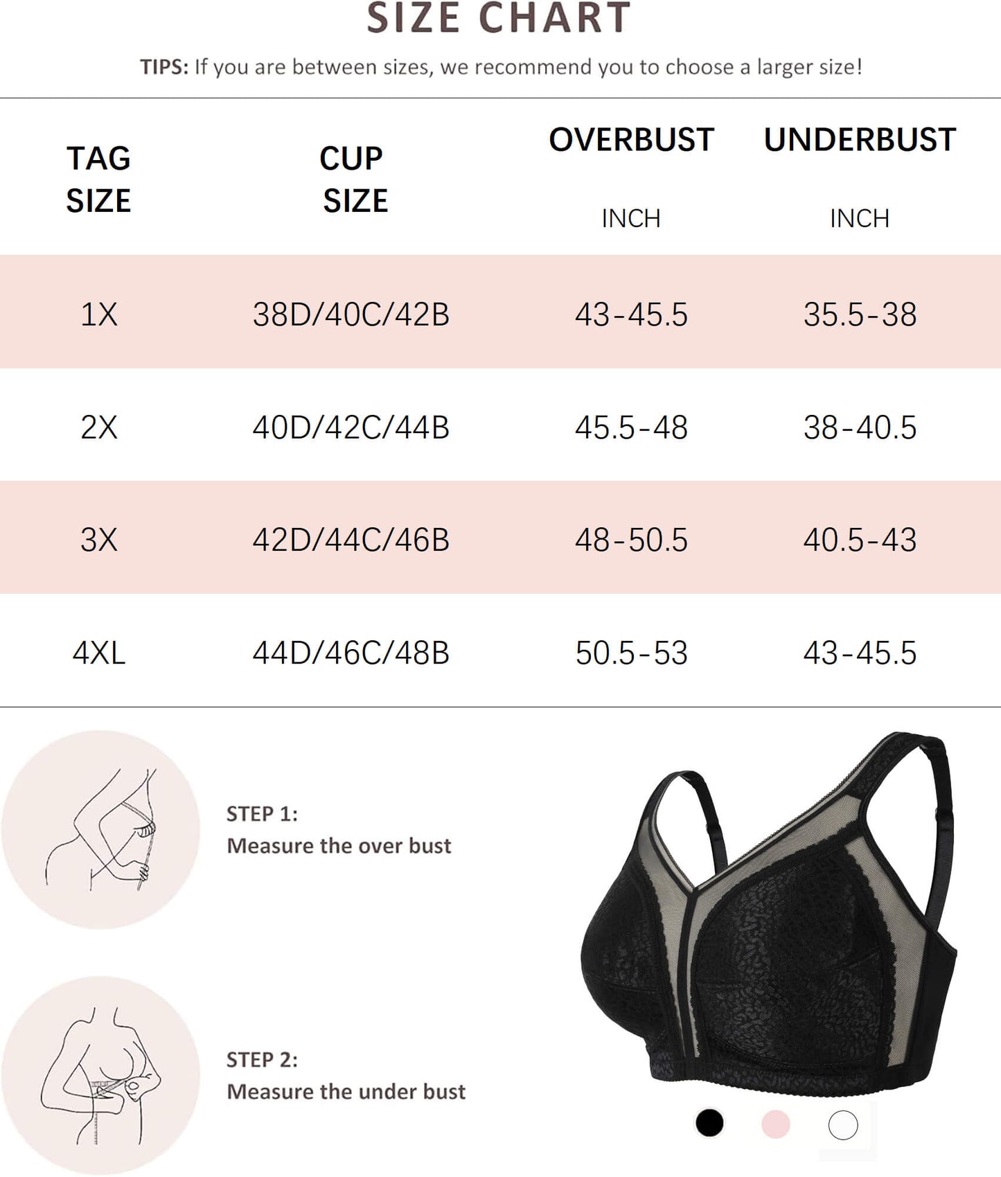 MANIFIQUE Women's Full Figure Minimizer Bras Comfort Large Busts Wire-Free Non Padded Plus Size Bra