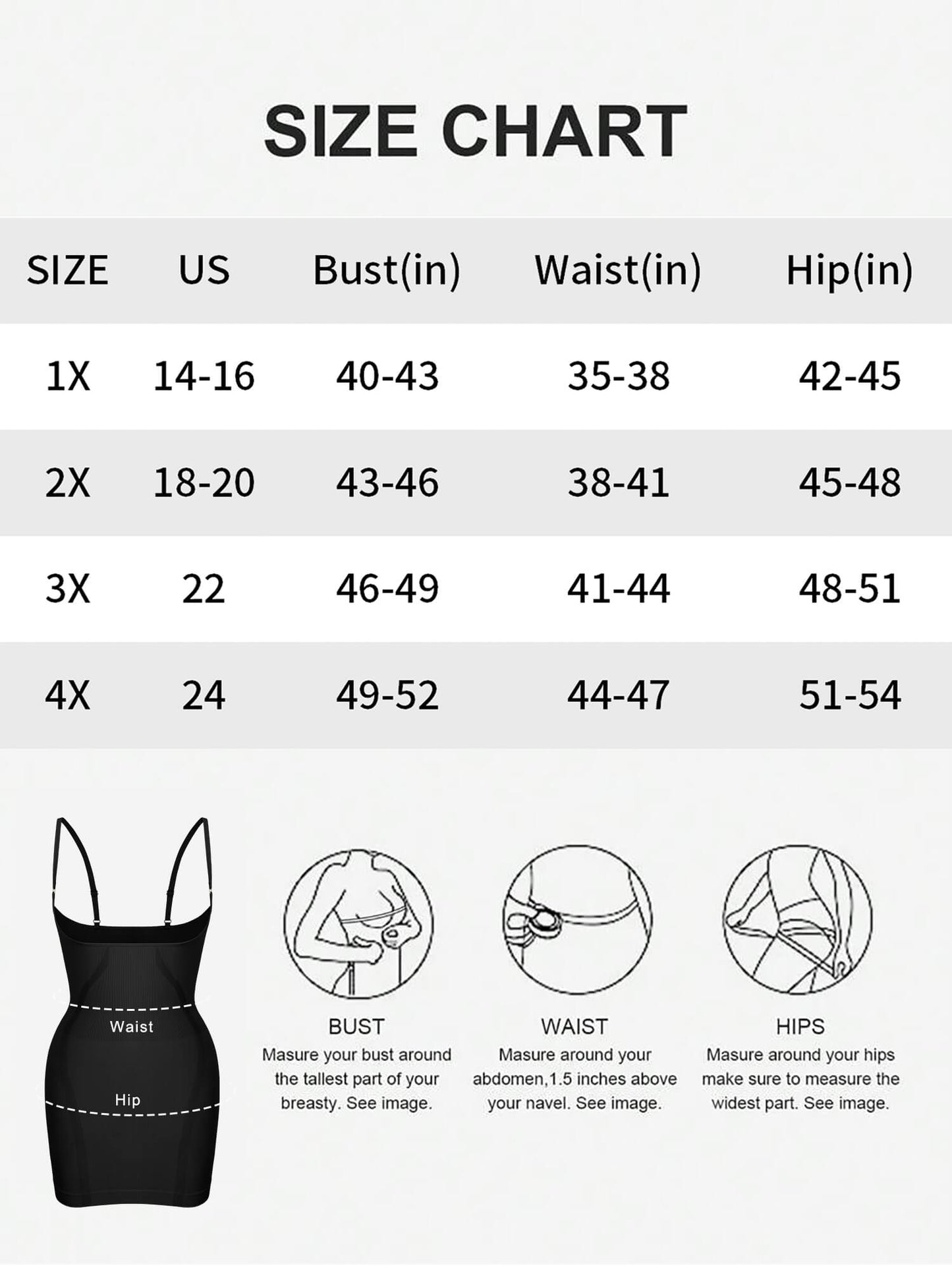 MANIFIQUE Plus Size Open Bust Full Slip - Breathable Body Shapewear - Medium Compression - Anti-Slip Construction