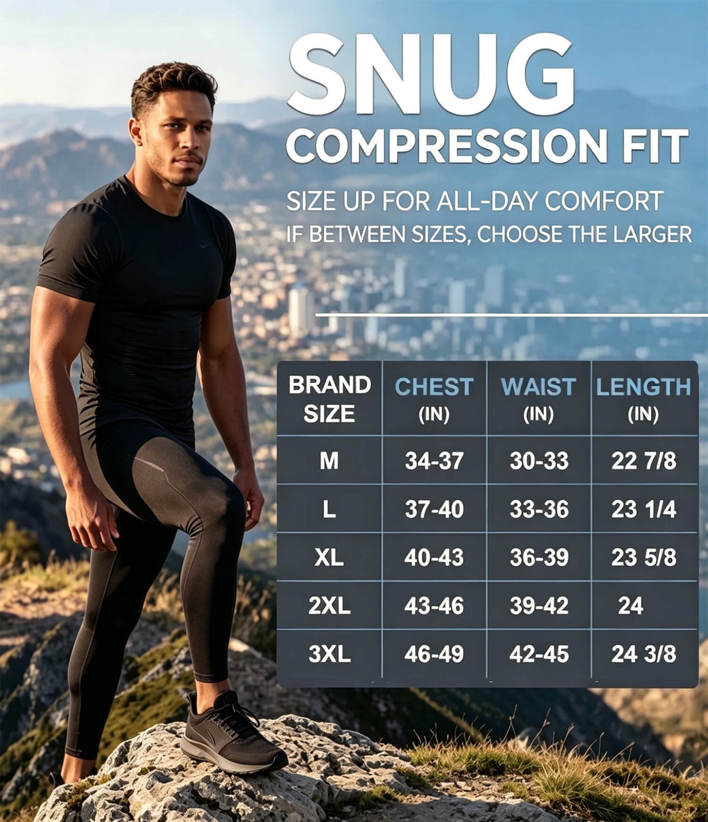 MANIFIQUE Gynecomastia Short Sleeve Slimming Compression Shirt Men, Shapewear Mens Tank Top Body Shaper, Athletic Workout Shirts