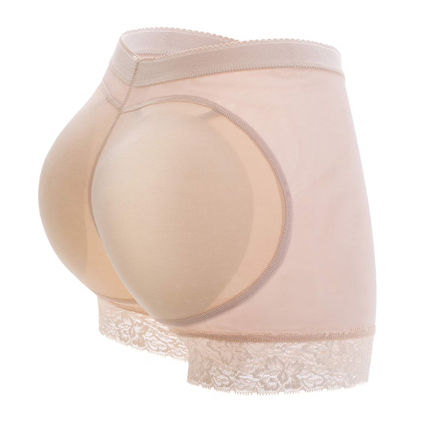 MISS MOLY Women Lace Padded Seamless Butt Lifter Hip Enhancer Shaper Panties Underwear  "