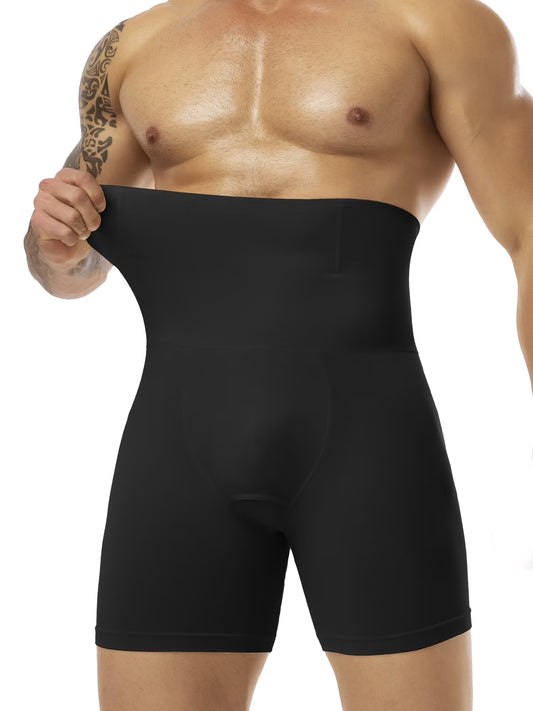 Lalamelon Mens Shapewear Tummy Control Underwear Compression Shorts Slimming Body Shaper Leg Boxer Briefs