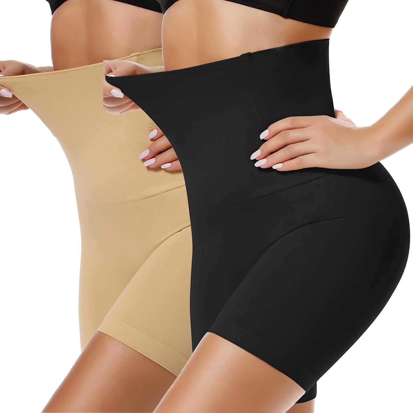MISS MOLY Women's Shapewear Shorts High Waist Tummy Control Body Shaper Thigh Slimmer Slimming Panties