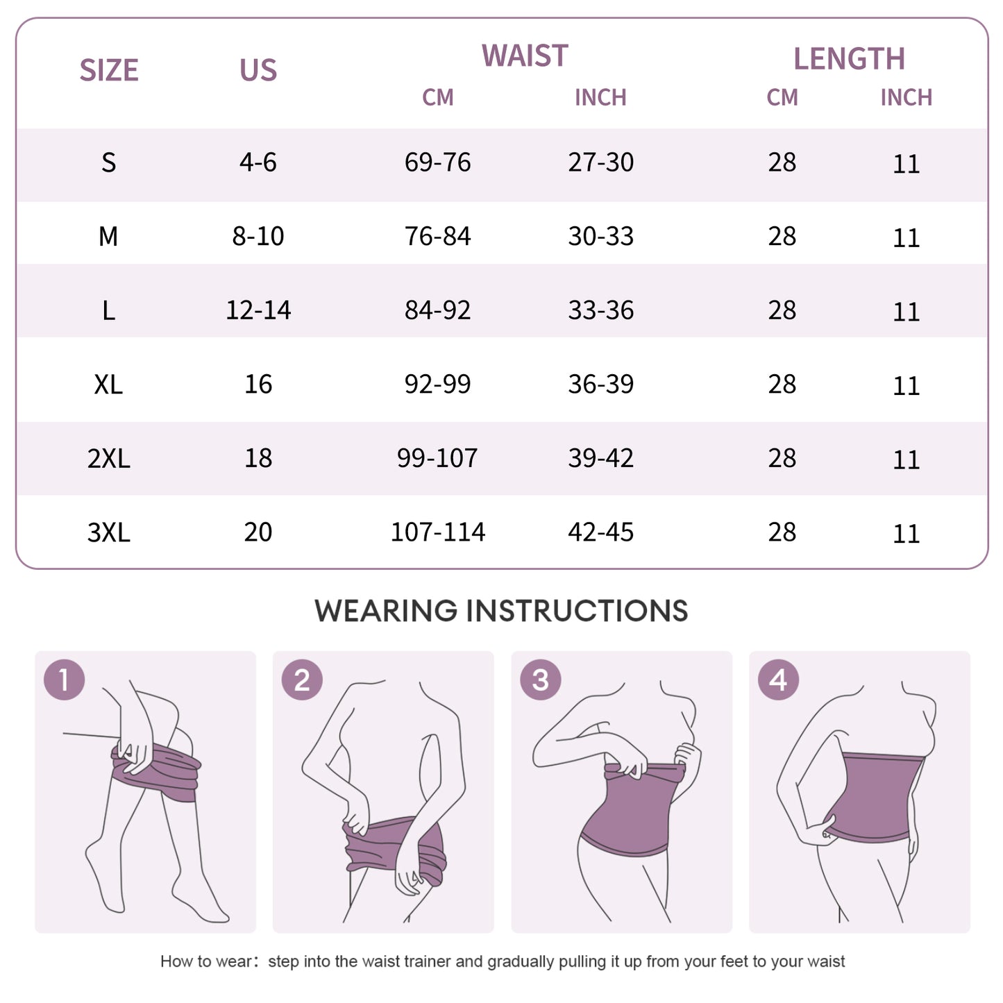 Vaslanda Waist Trainer Corset Shapewear Tummy Control Corset Waist Cincher Shapewear for Women Faja Postpartum Belly Band Wrap